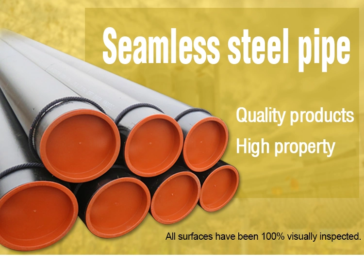 High Quality Low Price Seamless Steel Pipe (API/A106/A53/ST37/ST52/A210/A179/A192)